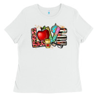 White love teacher Ladies Tee - NancyCooperArtShop