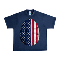 Navy AMERICAN FLAG Urban Heavy Tee - Bettercallsaul