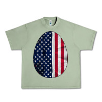 Oil Green AMERICAN FLAG Urban Heavy Tee - Bettercallsaul