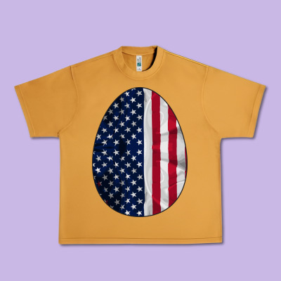 American Flag Urban Heavy Tee Designed By Bettercallsaul