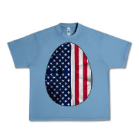 Pebble Blue AMERICAN FLAG Urban Heavy Tee - Bettercallsaul
