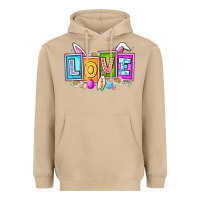 Mushroom Love Easter Heavyweight Hoodie - CowhideDigitalArt