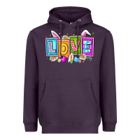 Plum Love Easter Heavyweight Hoodie - CowhideDigitalArt