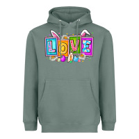 Sage Love Easter Heavyweight Hoodie - CowhideDigitalArt