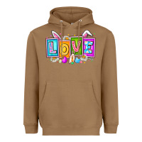Toasted Coconut Love Easter Heavyweight Hoodie - CowhideDigitalArt