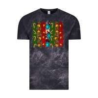 Cloud Black christmas brushstrokes Vintage Tee - RanaPortraitStore