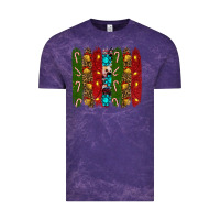 Cloud Purple christmas brushstrokes Vintage Tee - RanaPortraitStore