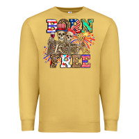 Antique Gold boy grandma Premium Sweatshirt - CowhideDigitalArt