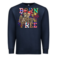 Navy boy grandma Premium Sweatshirt - CowhideDigitalArt