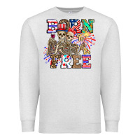 Oatmeal Heather boy grandma Premium Sweatshirt - CowhideDigitalArt