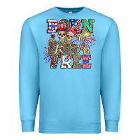 Ocean Blue boy grandma Premium Sweatshirt - CowhideDigitalArt