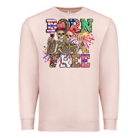 Pale Pink boy grandma Premium Sweatshirt - CowhideDigitalArt
