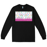 Black doodle doodle rainbow Long Sleeve Tee - TumblerDesignByShophia