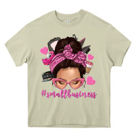 Mossy small business messy bun Heavy Core Tee - NancyCooperArtShop
