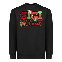 Black Gigi claus christmas mother's day Heavyweight Sweatshirt - HowdyJamesFarm