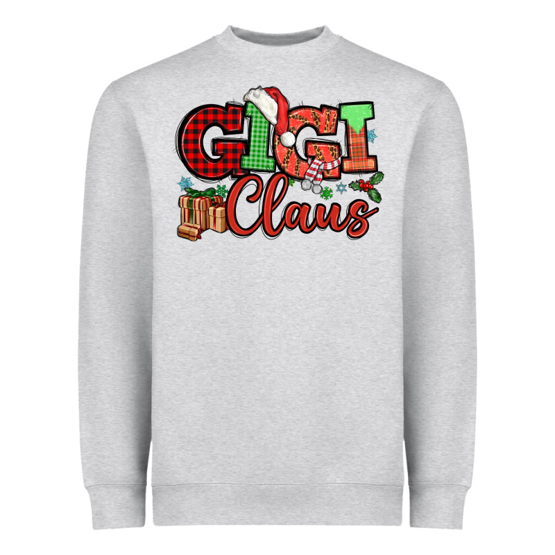 Gigi Claus Christmas Mother's Day Heavyweight Sweatshirt by HowdyJamesFarm | Teevron