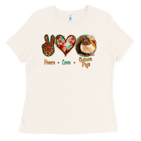 Bone Peace Love Guinea Pigs Ladies Tee - Jasminsmagicworld