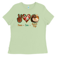 Matcha Peace Love Guinea Pigs Ladies Tee - Jasminsmagicworld