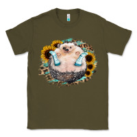 Army Green Hedgehog with Sunflower Classic Tee - Bettercallsaul