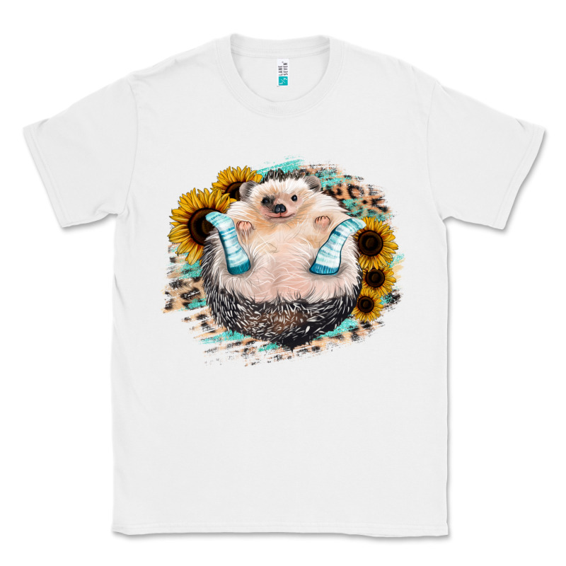 Hedgehog With Sunflower Classic Tee by Bettercallsaul | Teevron