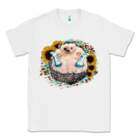 White Hedgehog with Sunflower Classic Tee - Bettercallsaul