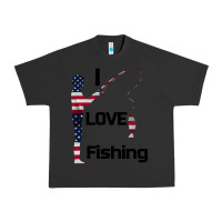 Pigment Black I love fishing Urban Heavy Tee - Bettercallsaul