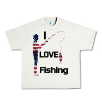 Pistachio I love fishing Urban Heavy Tee - Bettercallsaul