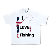 White I love fishing Urban Heavy Tee - Bettercallsaul
