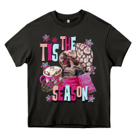 Asphalt tis the season winter skull Heavy Core Tee - NancyCooperArtShop
