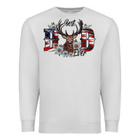 Dove Grey Best Dad Ever Premium Sweatshirt - CowhideDigitalArt