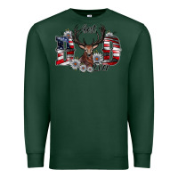Sports Green Best Dad Ever Premium Sweatshirt - CowhideDigitalArt
