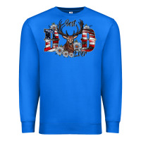 True Royal Best Dad Ever Premium Sweatshirt - CowhideDigitalArt