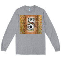 Heather Grey for the love of the game with soccer tumbler tbs Long Sleeve Tee - TumblerDesignByShophia