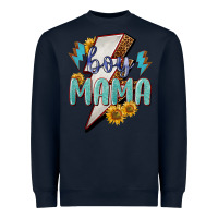 Navy Boy mama lightning bold mother's day Heavyweight Sweatshirt - HowdyJamesFarm