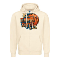 Sandshell it's game day y'all basketball Zipper Hoodie - FaDigitalArtStudio