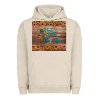 Pigment French Oak but first coffee Urban Hoodie - Artiststas