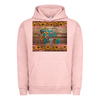 Pigment Salmon but first coffee Urban Hoodie - Artiststas