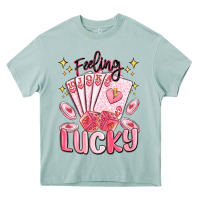 Arona feeling lucky Heavy Core Tee - MaliasSmallBusiness