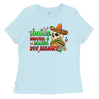 Baby Blue baby its cold outside skeleton Ladies Tee - MaliasSmallBusiness