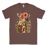 Chestnut Giraffe with Floral Classic Tee - Bettercallsaul