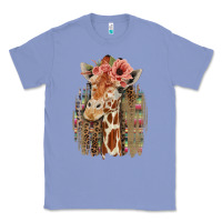 Colony Blue Giraffe with Floral Classic Tee - Bettercallsaul