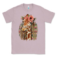Lilac Giraffe with Floral Classic Tee - Bettercallsaul