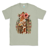 Matcha Giraffe with Floral Classic Tee - Bettercallsaul