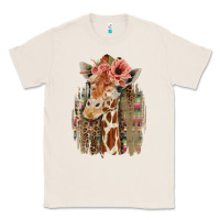 Natural Giraffe with Floral Classic Tee - Bettercallsaul