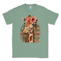 Sage Giraffe with Floral Classic Tee - Bettercallsaul