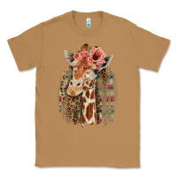 Toasted Coconut Giraffe with Floral Classic Tee - Bettercallsaul