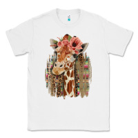 White Giraffe with Floral Classic Tee - Bettercallsaul
