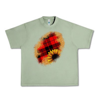 Oil Green sunflower Christmas patch Urban Heavy Tee - JahusDesignShop