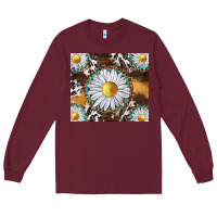 Burgundy western daisy and cowhide tumbler tbs Long Sleeve Tee - TumblerDesignByShophia