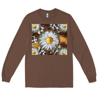 Chestnut western daisy and cowhide tumbler tbs Long Sleeve Tee - TumblerDesignByShophia